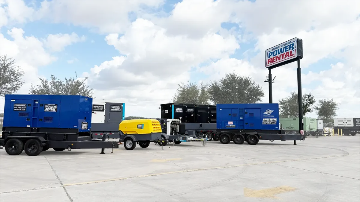 Power and pump, air compressor rental services