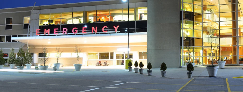 Hospital at night